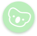 green logo circle
