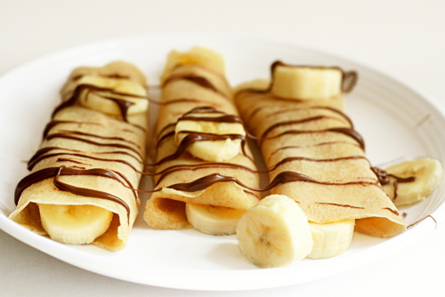 crepes à la banane